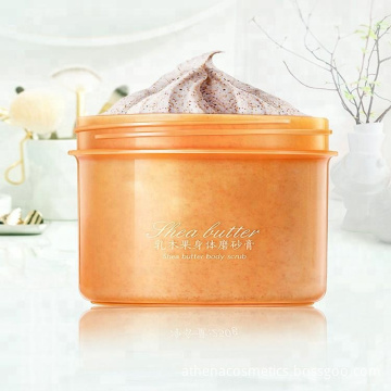 Customized Logo Shea butter Cleansing Body Scrub